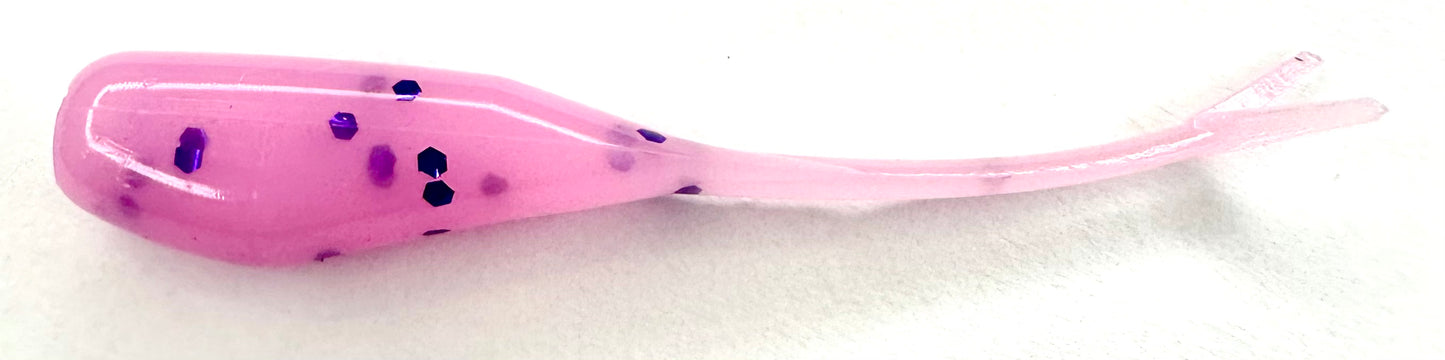 Split Tail Minnow- Bubblegum Purp